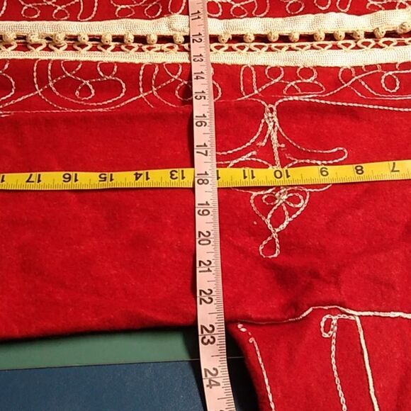 Vintage Handmade Christmas Robe Drummer Boy Wiseman Robe Ugly Christmas Jacket - Picture 3 of 10